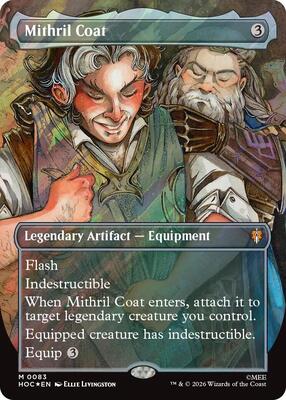Mithril Coat (Borderless) (Surge Foil) card from The Hobbit: Eternal-Legal