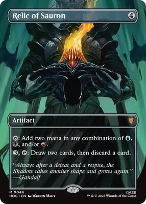 Relic of Sauron (Borderless) card from The Hobbit: Eternal-Legal