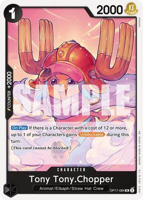 Tony Tony.Chopper card from The World's Strongest Warriors