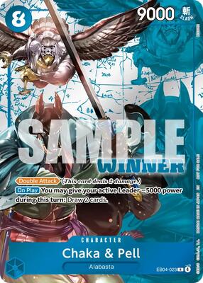 Chaka & Pell (Winner Pack 2026 Vol. 3) card from One Piece Promotion Cards