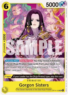 Gorgon Sisters (Tournament Pack 2026 Vol. 3) card from One Piece Promotion Cards