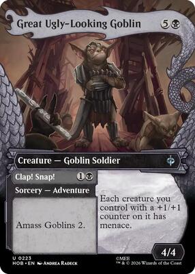 Great Ugly-Looking Goblin (Showcase) card from The Hobbit