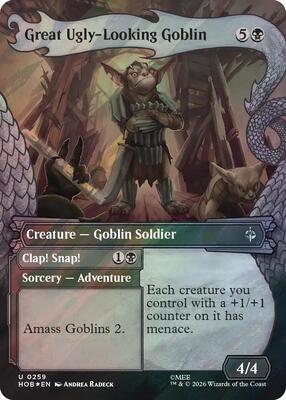 Great Ugly-Looking Goblin (Showcase) (Surge Foil) card from The Hobbit