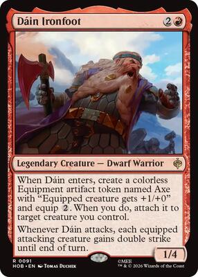 Dain Ironfoot card from The Hobbit