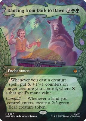 Dancing from Dark to Dawn (Showcase) (Surge Foil) card from The Hobbit