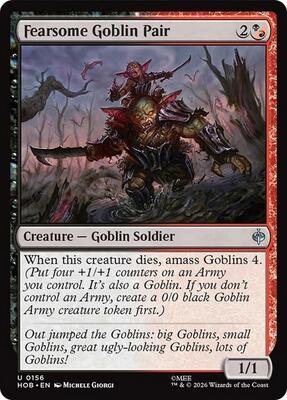 Fearsome Goblin Pair card from The Hobbit