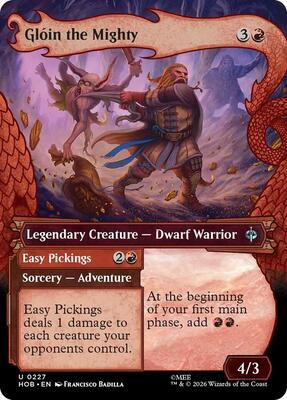 Gloin the Mighty (Showcase) card from The Hobbit