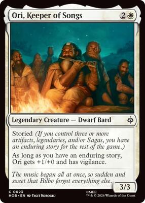 Ori, Keeper of Songs card from The Hobbit