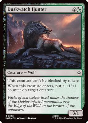 Duskwatch Hunter card from The Hobbit