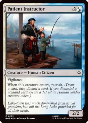 Patient Instructor card from The Hobbit