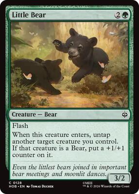 Little Bear card from The Hobbit