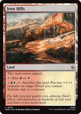 Iron Hills card from The Hobbit