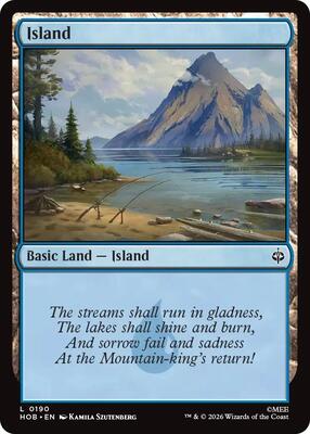 Island (0190) card from The Hobbit