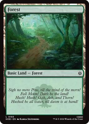 Forest (0193) card from The Hobbit