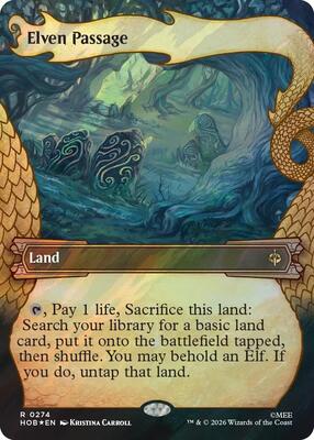 Elven Passage (Showcase) (Surge Foil) card from The Hobbit