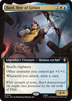 Bard, Heir of Girion (Extended Art) card from The Hobbit: Eternal-Legal