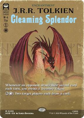 Gleaming Splendor (Borderless) card from The Hobbit