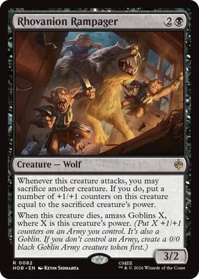 Rhovanion Rampager card from The Hobbit