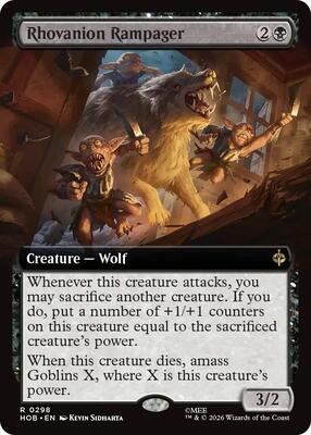 Rhovanion Rampager (Extended Art) card from The Hobbit