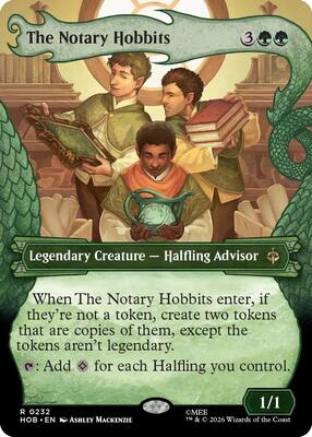 The Notary Hobbits (Showcase) card from The Hobbit