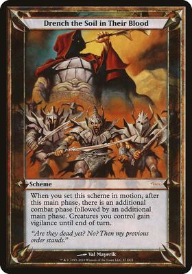 Drench the Soil in Their Blood (WPN & Gateway) card from Oversize Cards