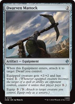 Dwarven Mattock card from The Hobbit
