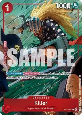 Killer (One Piece Card Game Illustration Box Vol. 8) card from One Piece Promotion Cards