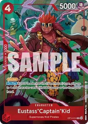Eustass"Captain"Kid (One Piece Card Game Illustration Box Vol. 8) card from One Piece Promotion Cards