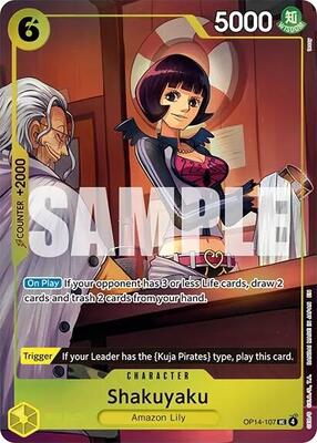 Shakuyaku (One Piece Card Game Illustration Box Vol. 7) card from One Piece Promotion Cards