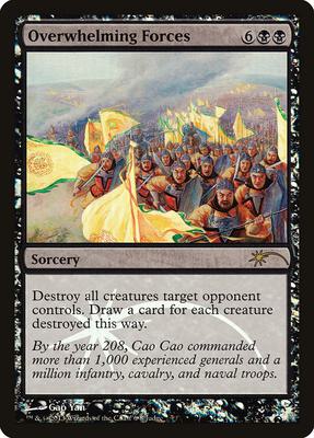Overwhelming Forces card from Judge Promos