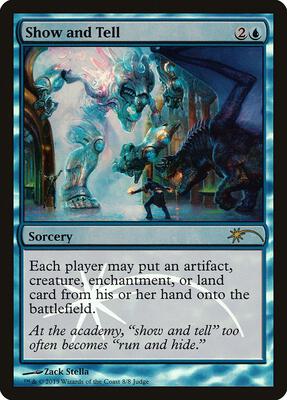 Show and Tell card from Judge Promos