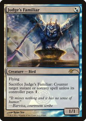 Judge's Familiar card from FNM Promos