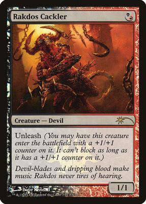 Rakdos Cackler card from FNM Promos