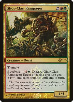 Ghor-Clan Rampager card from FNM Promos
