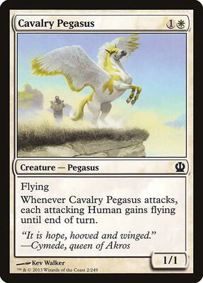 Cavalry Pegasus card from Theros