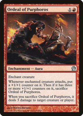 Ordeal of Purphoros card from Theros