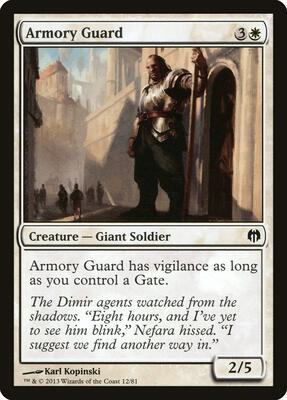 Armory Guard card from Duel Decks: Heroes vs. Monsters