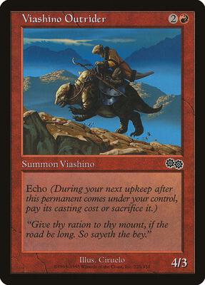Viashino Outrider card from Urza's Saga