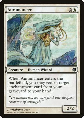 Auramancer card from Duel Decks: Heroes vs. Monsters
