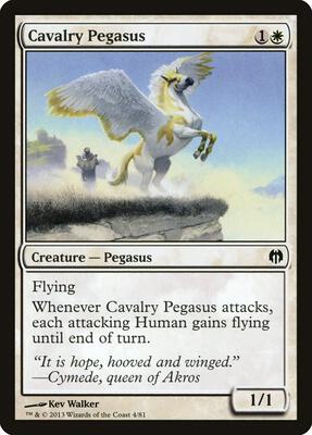 Cavalry Pegasus card from Duel Decks: Heroes vs. Monsters
