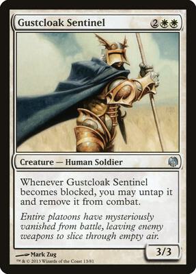 Gustcloak Sentinel card from Duel Decks: Heroes vs. Monsters