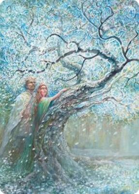 Flowering of the White Tree Art Card card from Art Series: The Hobbit