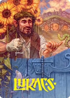 The Gaffer Art Card (Gold-Stamped Signature) card from Art Series: The Hobbit