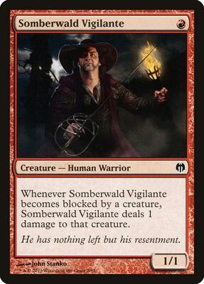 Somberwald Vigilante card from Duel Decks: Heroes vs. Monsters