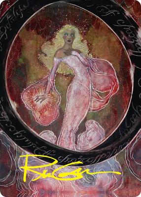 Galadriel's Dismissal Art Card (Gold-Stamped Signature) card from Art Series: The Hobbit