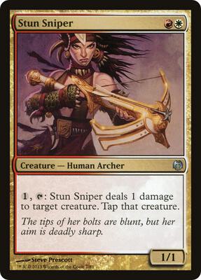 Stun Sniper card from Duel Decks: Heroes vs. Monsters