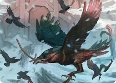 Ravenhill Flock Art Card card from Art Series: The Hobbit