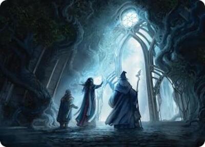 Uncover the Moon-Letters Art Card card from Art Series: The Hobbit