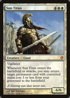 Sun Titan card from Duel Decks: Heroes vs. Monsters