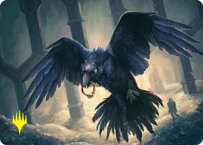 Most Decrepit Old Bird Art Card (Gold-Stamped) card from Art Series: The Hobbit